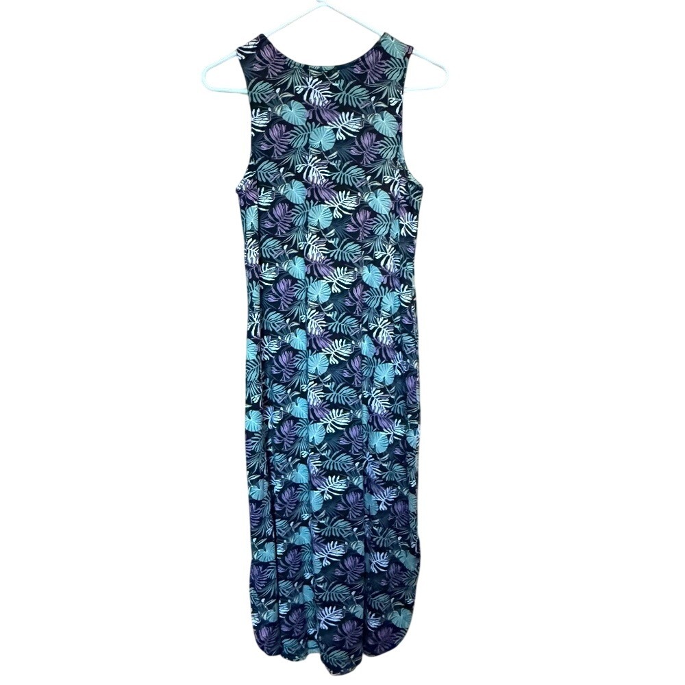 Cynthia‎ Rowley Tropical Leaf Print Sleeveless Summer Dress Size S Coastal